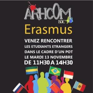 Rencontre avec les étudiants Erasmus