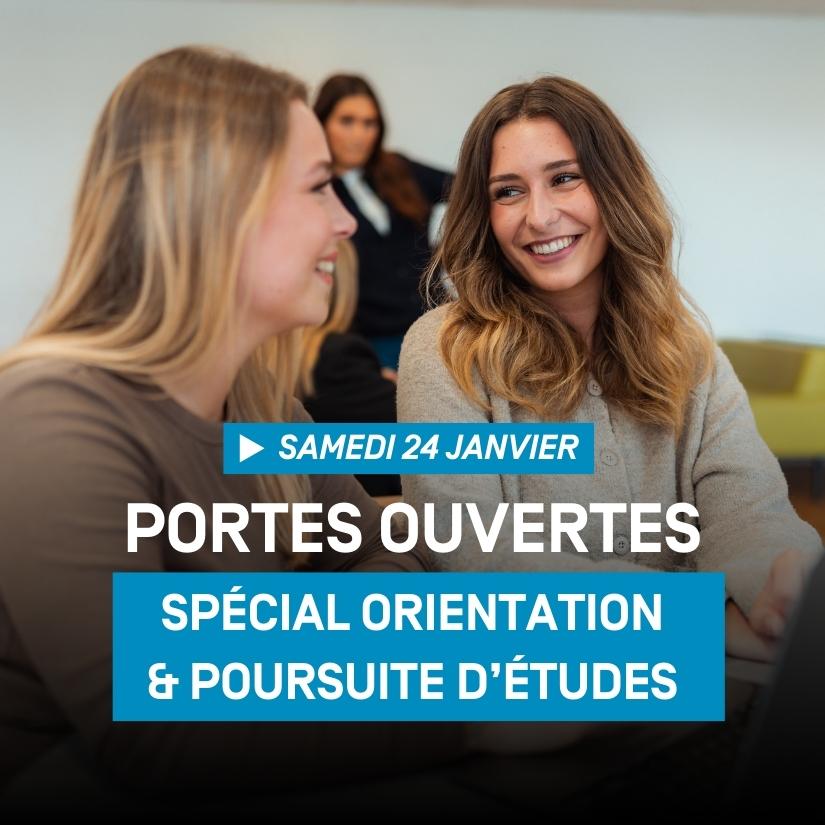 Portes ouvertes spéciales orientation et poursuite d'études de l'ESGRH