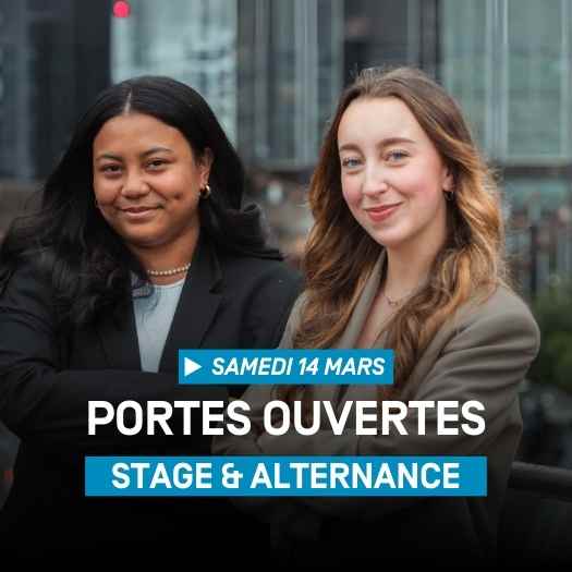 Grandes portes ouvertes de l'ESGRH spécial stage et alternance du 14 mars 2026
